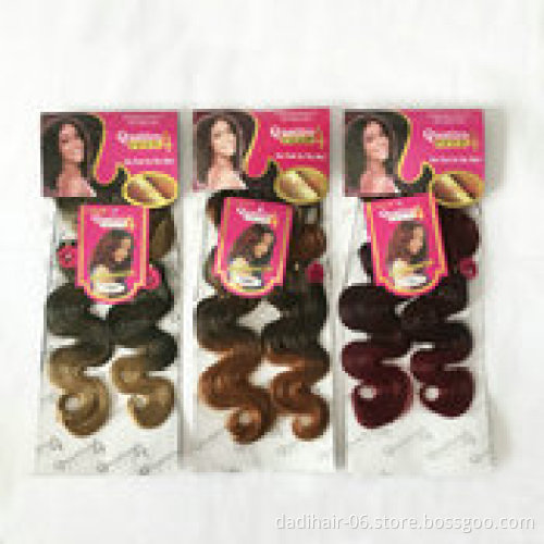 Wholesale Cheap Quattro Indian Curl 4pcs Synthetic Hair wtih Fringe 8" to 14" in a pack